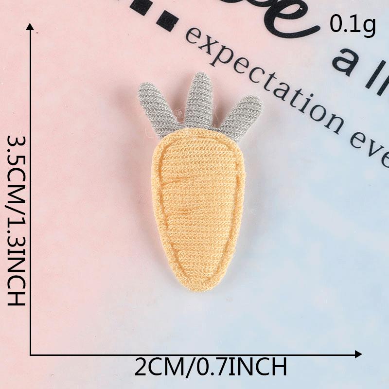Stoff Aufkleber Dekorative Schmuckstücke Niedlicher Plüschbär Cartoon Haarnadel Lederring Zubehör Brosche Handgemacht DIY Haarschmuck Zubehör