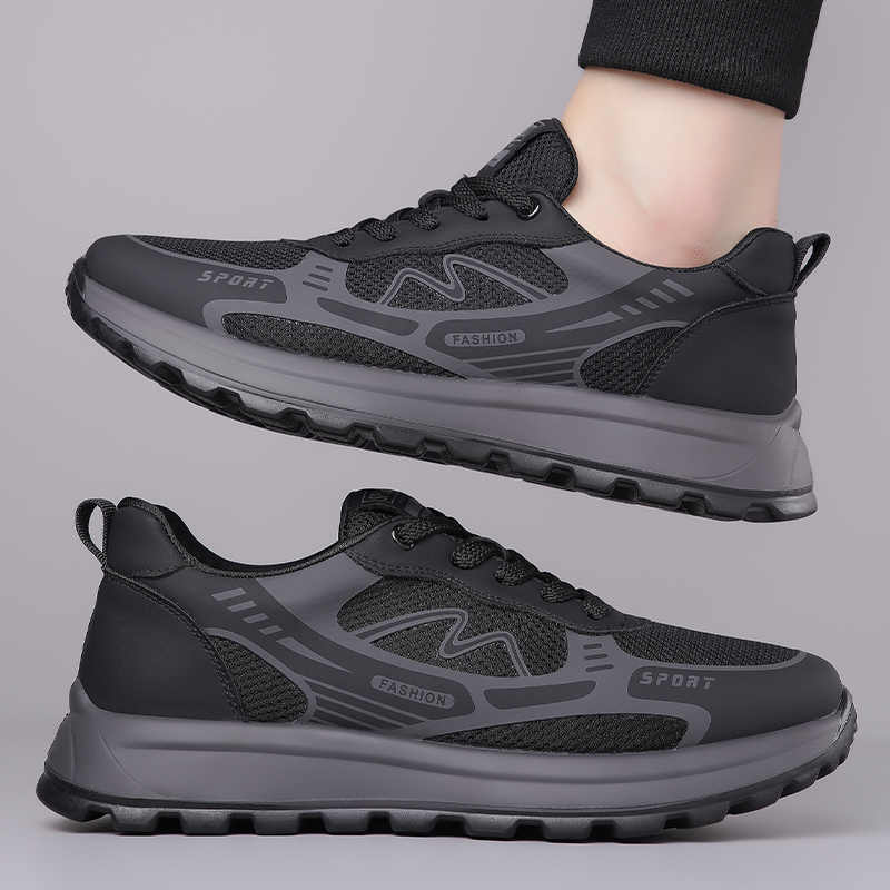 Echtes Leder Klobiger Mann Luxus Abendkleider Stiefel Freizeitschuhe Hochzeitsschuhe für Hochzeiten Sneaker Sport High-End