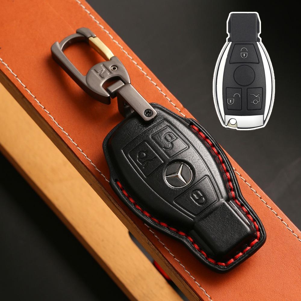 Applicable to Mercedes-Benz key cover C-class C200/GLC260L/E-class GLE/GLA-class B-class S-class car buckle shell high-grade