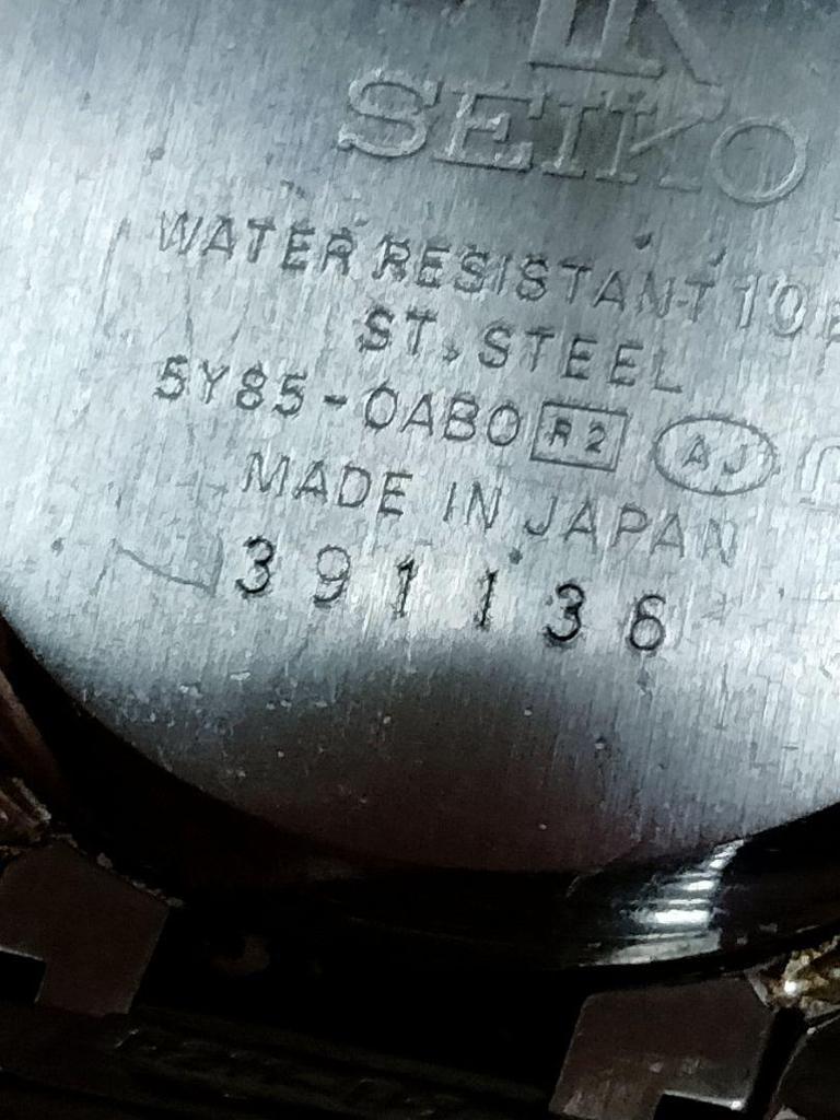 [USED] Discontinued [Made in Japan] SEIKO lk Lucia Day-Date Watch
