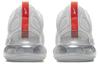 Nike Air Max 720 Pure Platinum Red Heel CD7626-002