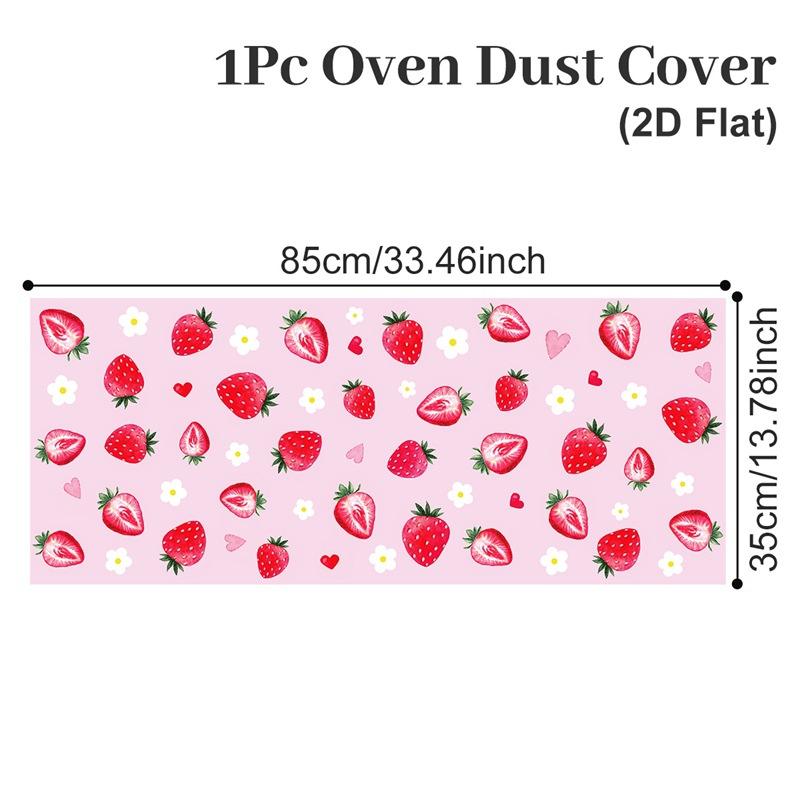 Funda Protectora para Horno de Microondas Lavable a Prueba de Aceite Impermeable Protector de Máquina Tela de Poliéster Funda para Polvo de Horno