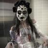 Halloween Cosplay Mask Lace Elegant Gothic Photo Prop Dance Party Mask