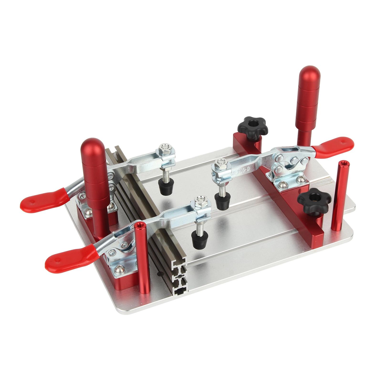 

Фрезерный стол, направляющая для салазок, предохранительный зажим для салазок из алюминиевого сплава для деревообработки