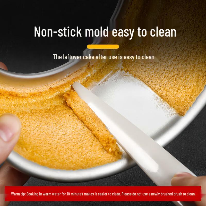 Zhaoran 8-tums Anodiserad Avtagbar Botten Chiffongkakform