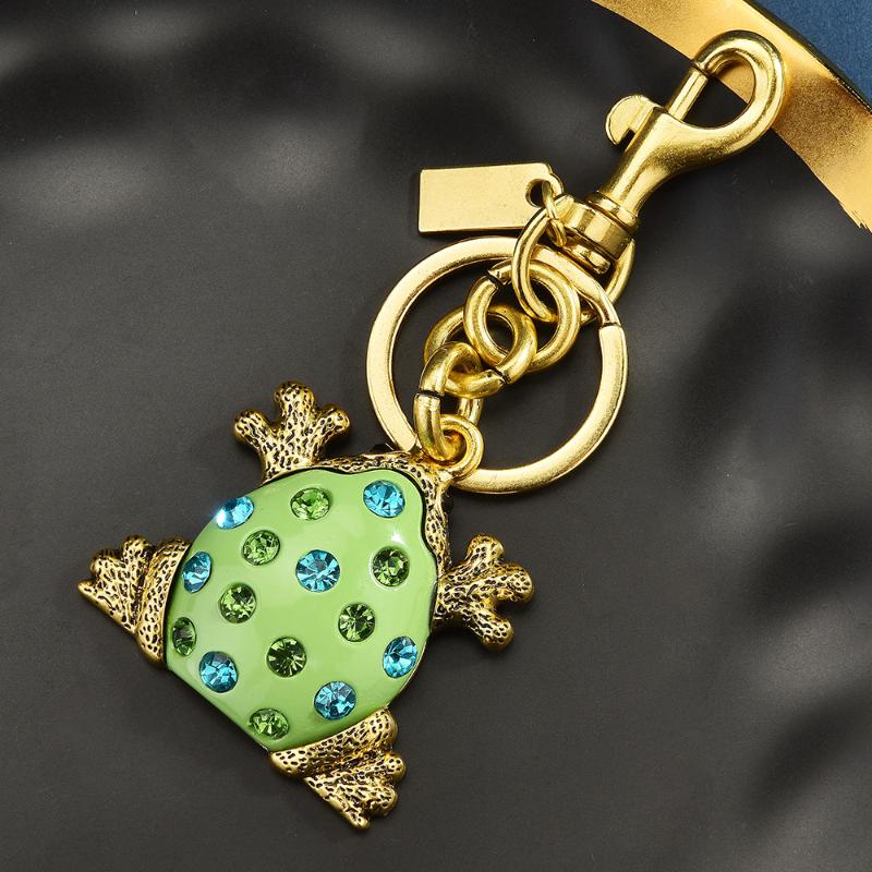 Frosk Nøkkelring Diamant Frosk Nøkkelring Veske Anheng Nøkkelring Ryggsekk Dekorasjon Tilbehør Gaver Kvinner Menn Bil Nøkkelkjeder