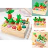 Wooden Trigame Set For Kids With Fishing And Insect Catching Skills Educational Toy For Early Learning