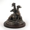 Whippet - Dog Figurine, Figure On a White Base, Trophy for Art-Dog Dog Show Exhibition