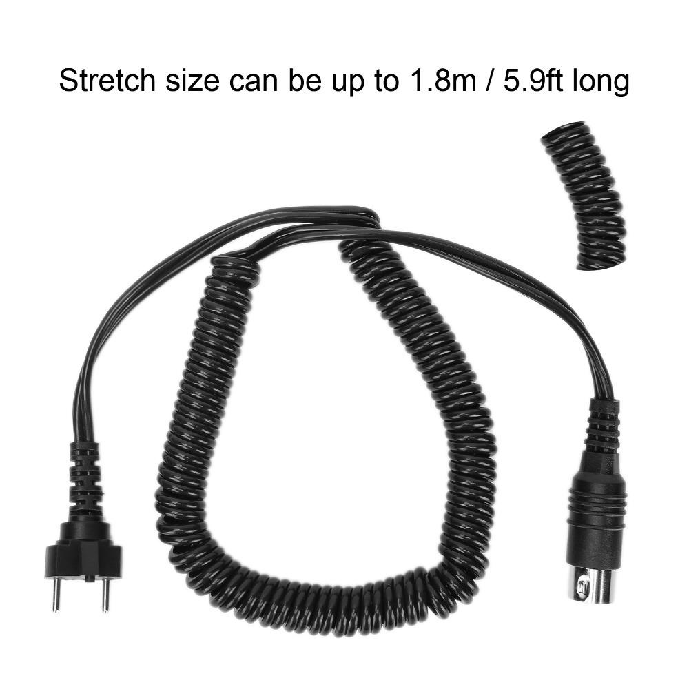 3-Plug Handpiece Cord Power Cable Electric Nail Drill Cord For Electric Manicure Machine