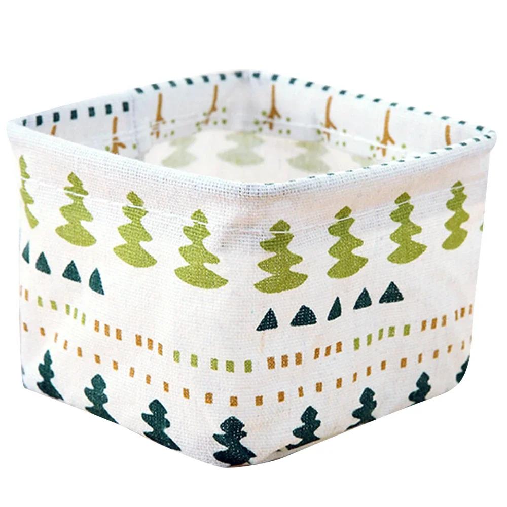 

Складная корзина для хранения на рабочем столе, складная корзина для мелочей, нижнее белье, коробка для игрушек, канцелярская сумка, контейнер, 1 шт., органайзер для косметических книг 12cm x12cm