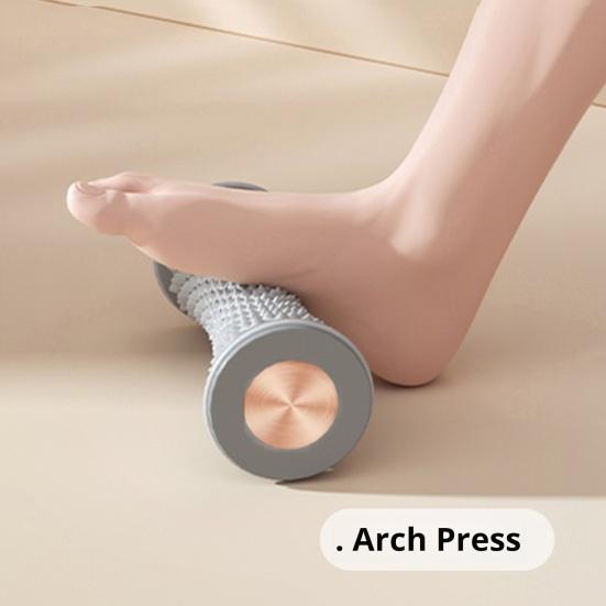 Fußmassagegerät, Plantarfasziitis-Linderungsrolle, verschleißfest, hautfreundlich, tragbar, Fußrolle, Tiefengewebe-Akupressur-Massagegerät