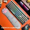 Wrist Rest Cat Claw Wrist Cushion Stress Relief Reduce Fatigue Bottom Ergonomic Design Wrist Rest for Keyboard Memory Cotton Anti-slip (G)