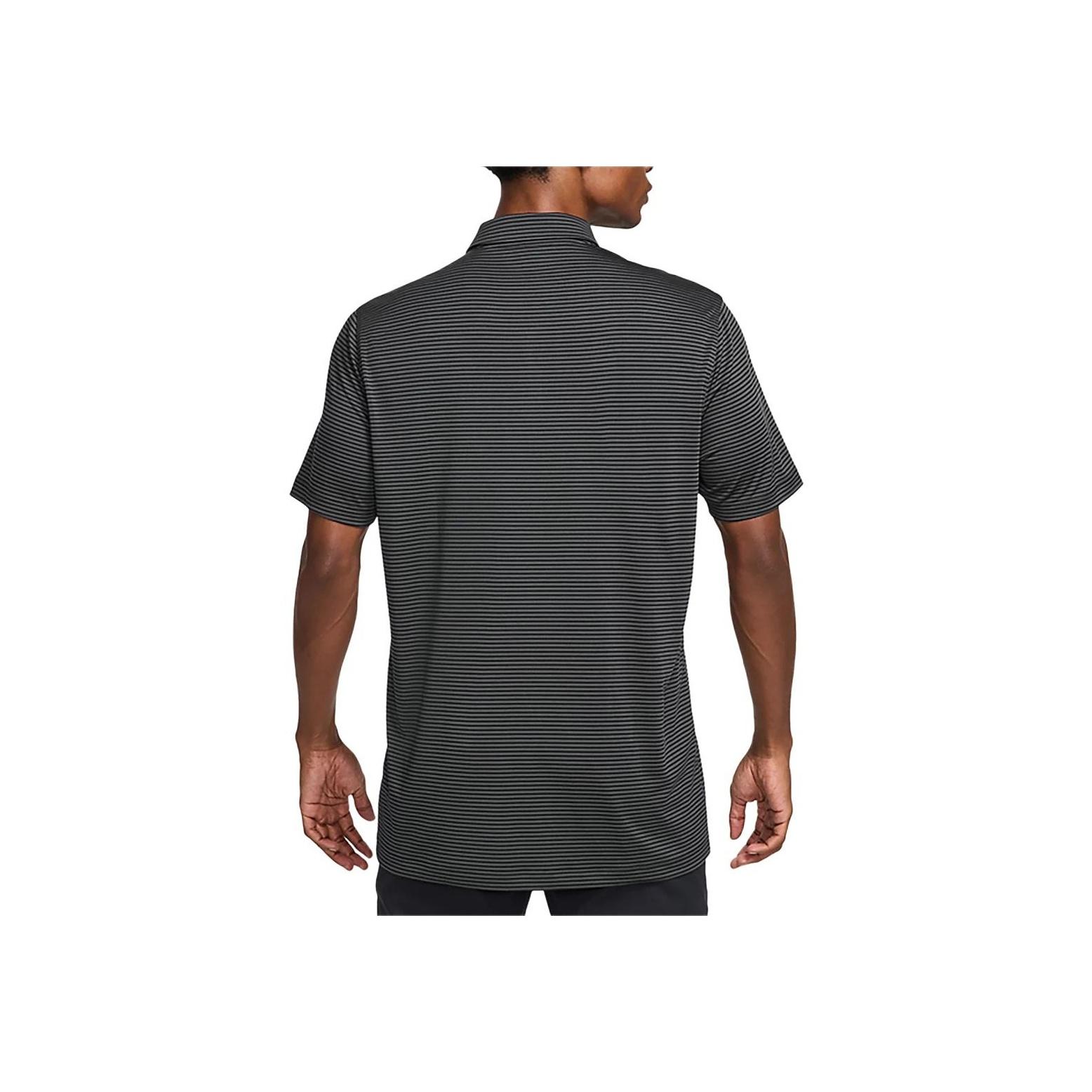 

Nike Striped Logo Short Sleeve Polo Shirt Men tops Black FZ5647-060 L