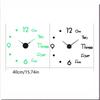 Luminous Diy Wall Clock Glow In The Dark Silent Non Ticking Perfect For Home Office Wall Decor