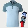 Men's Quick-Dry Short Sleeve Polo Shirt for Sports and Fitness