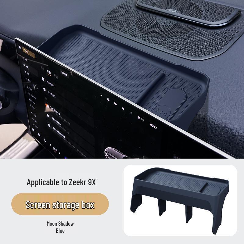 Zeekr 9X Silicone Center Console Screen Rear Storage Box Accessories