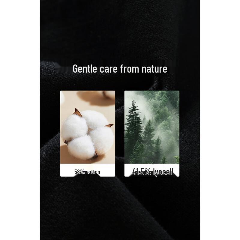 Mengshuya Women's High-Waist Black Slim-Fit Cropped Denim Pants