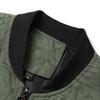 Men's Casual Loose Zipper Jacket, Men's Printed Baseball Jacket, Long-sleeved Coat