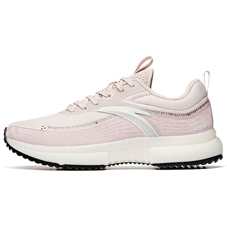Anta Running Series Bubble Trail Low Top Running Shoes Women Sneaker Gray Purple Lilac 122045520-5