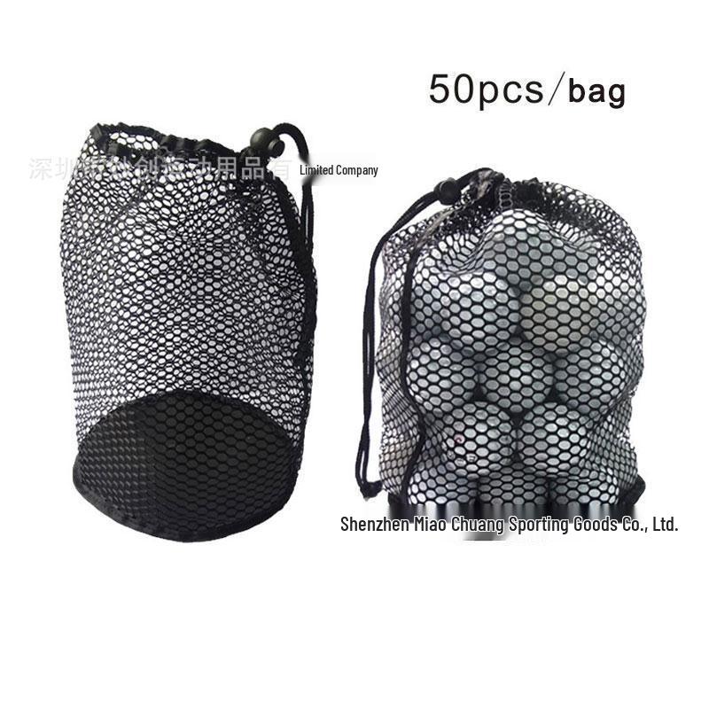 Mesh Golf Ball Storage Bag - Holds 15/25/50 Balls - Available In Three Colors and Sizes
