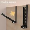 Space-Saving Collapsible Hooks Rustproof Door Organizer Rack Creative Clothes Storage Hook  Travel