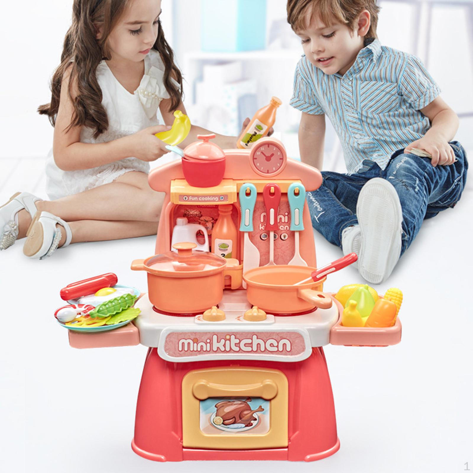 Kitchen Pretend Toy Role Lighting And Sound оранжевый