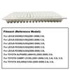 Air Filter For TOYOTA CAMRY 2001-2006 SOLARA ALPHARD ANH10 LEXUS ES300 XV30 ES330 RX300 XU30 RX350 Cabin AC Filter Spare Parts