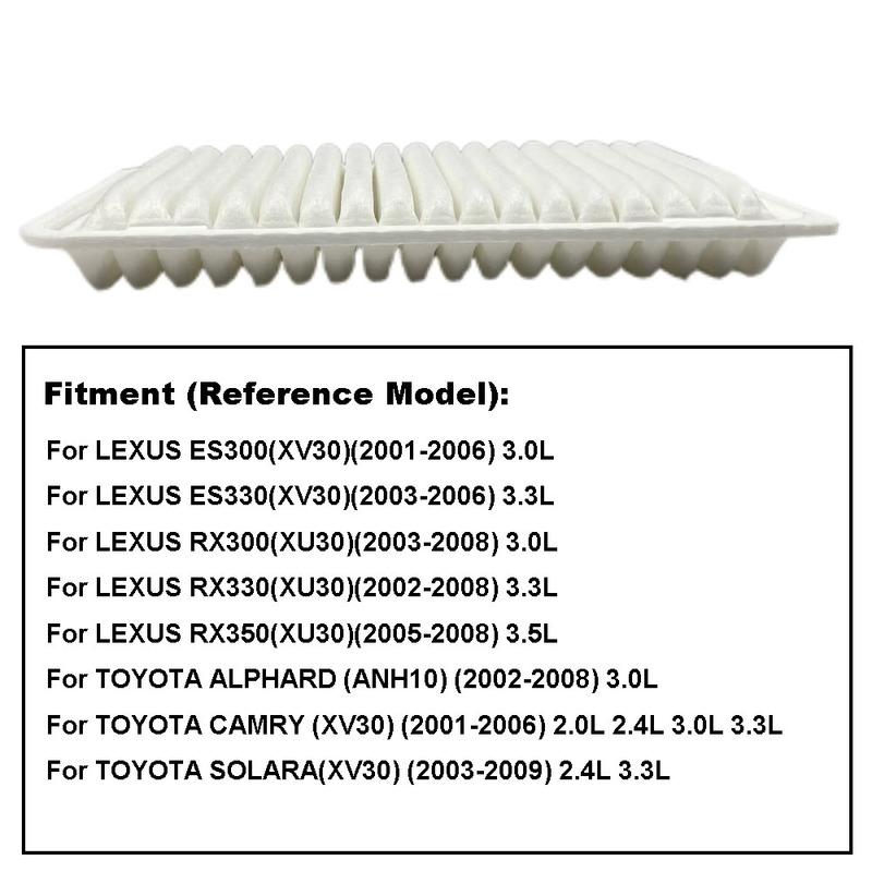Air Filter For TOYOTA CAMRY 2001-2006 SOLARA ALPHARD ANH10 LEXUS ES300 XV30 ES330 RX300 XU30 RX350 Cabin AC Filter Spare Parts