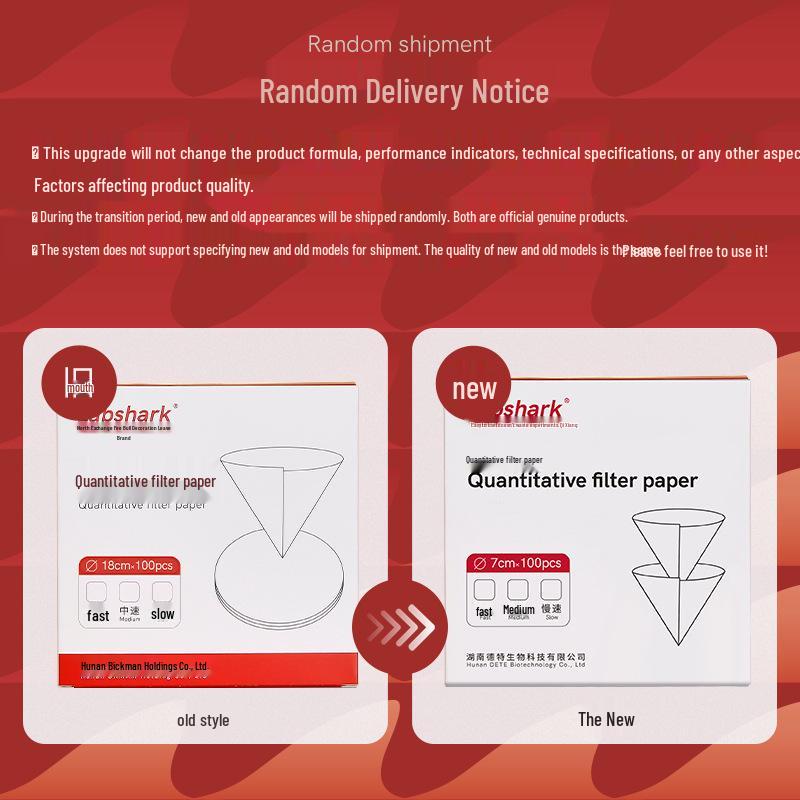 Labshark Laboratory Filter Paper: Fast, Medium, Slow Round Filters for Chemical Analysis