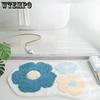 Cartoon Flower Carpet Living Room Bedroom Dirt Resistant Carpet Irregular Foot Pad
