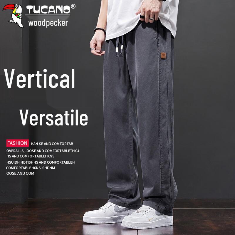 Tucano Men's Casual Straight-Leg Workwear Pants