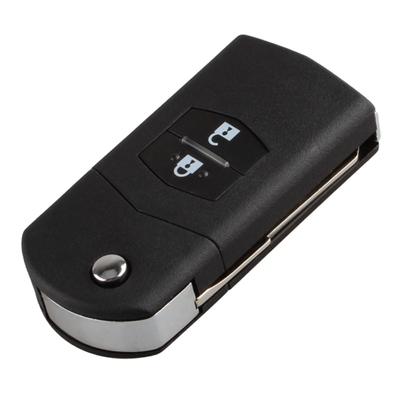 Car Replacement Folding 2 Button Remote Control Key Shell Case Cover for Mazda