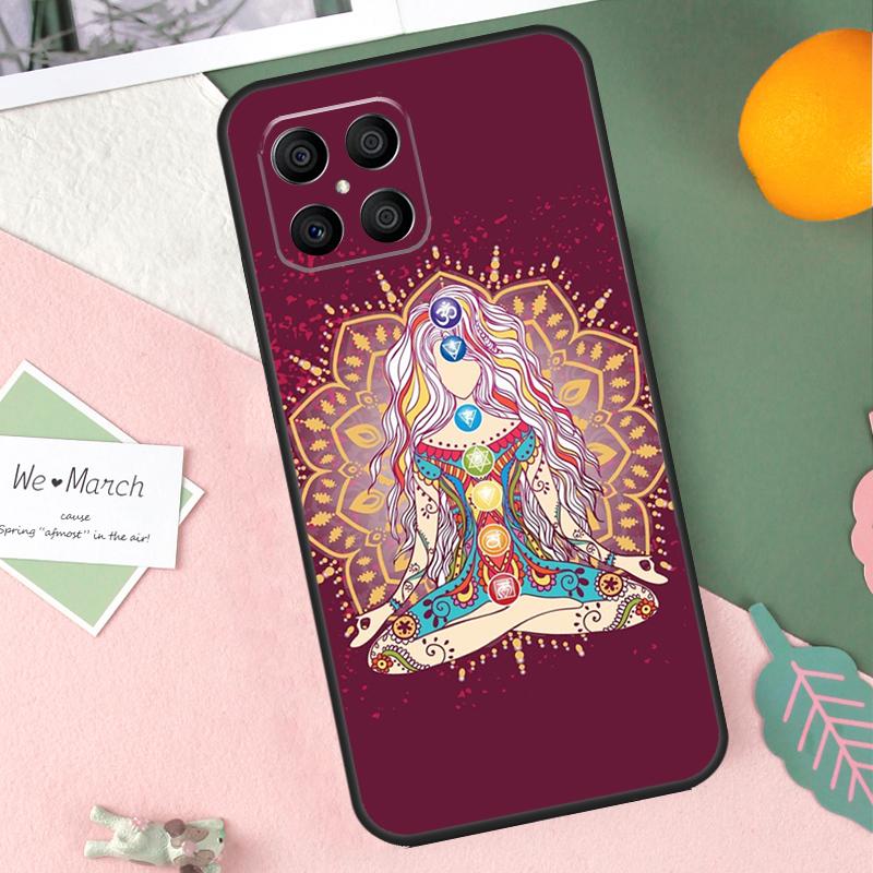 Mandala Chakra Insist Yoga Hülle Für Honor X9b X8b X9a X8a X8 X9 X9c 50 70 90 Lite Honor 200 Pro Magic 7 5 6 Lite Abdeckung