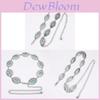 Bohemian Turquoise Waist Chain With Metal Accents For Summer Festival Fashion