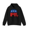 Republican Elephant Retro Graphic Hoodie