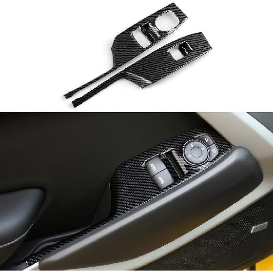 Car Sticker ABS Carbon Fiber Decal Interior Cover Trim for Chevrolet Camaro 2016 2017 2018      2024 Accessories