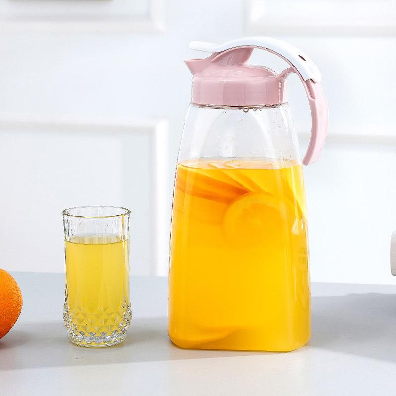 2.15l Kettle Plastic Cold And High Temperature Resistant Large-Capacity Fruit Juice Jug Household Cooler Teapot Bottle Drinkware