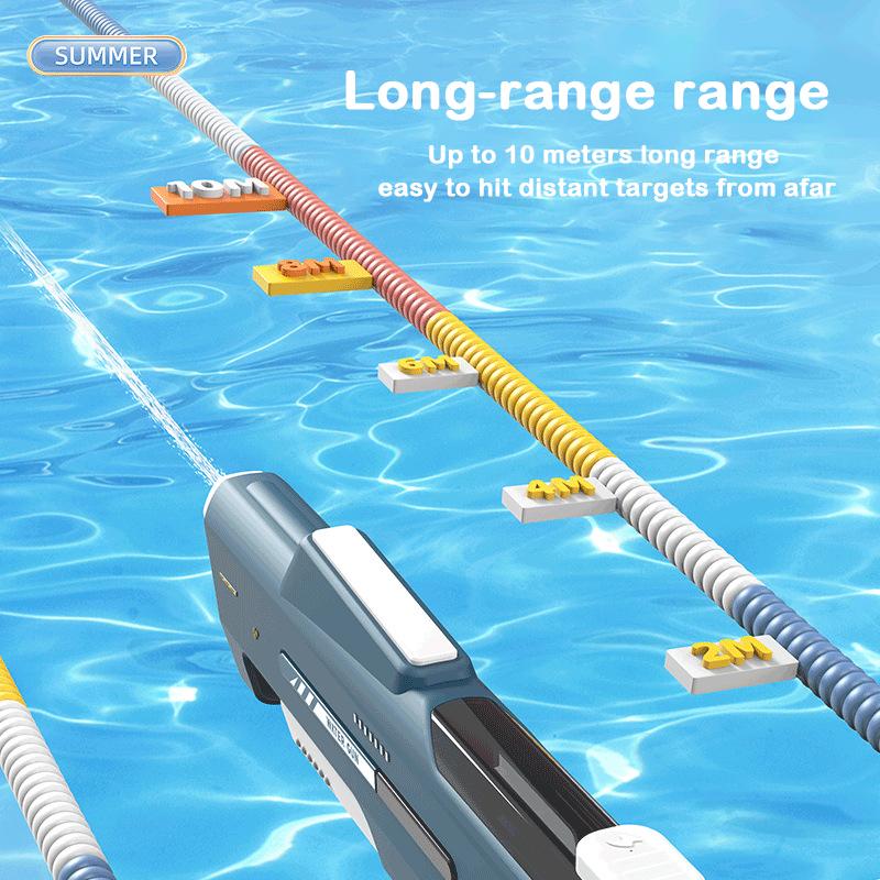 62CM Adults Electric Water Gun Toy 1000ML Powerful Automatic Water Pistol Blaster Bursts Play Summer Outdoor Pool Toys for Boys