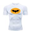 Magliette a Compressione da Uomo Manica Corta Rash Guard Sportive Palestra Allenamento Assorbenti Sudore Corsa Moda Estiva Asciugatura Rapida Slim Fit T-shirt Top