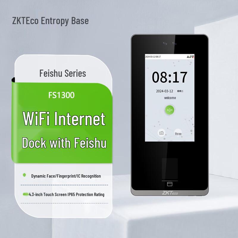 ZKTECO FS1300+ Magnetic Lock Accessory Kit for Double Doors CN plug (adapter included)