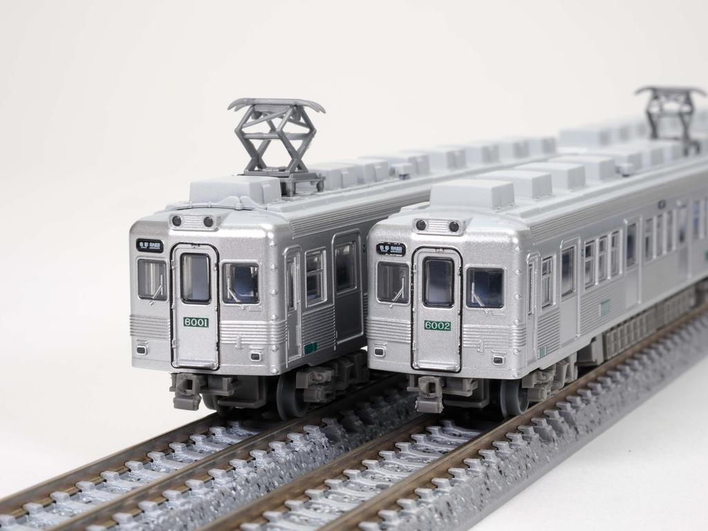 Tomytec Railway Nankai Electric Railway 6000 Series Nostalgic Stainless Steel Unpainted Diorama 335177 Collection 4-Car Set, Supplies,