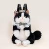 Schoolbag Simulation Kitten Doll Backpack Backpack Toy for Girl Birthday Children's Day Gift Cartoon Cute