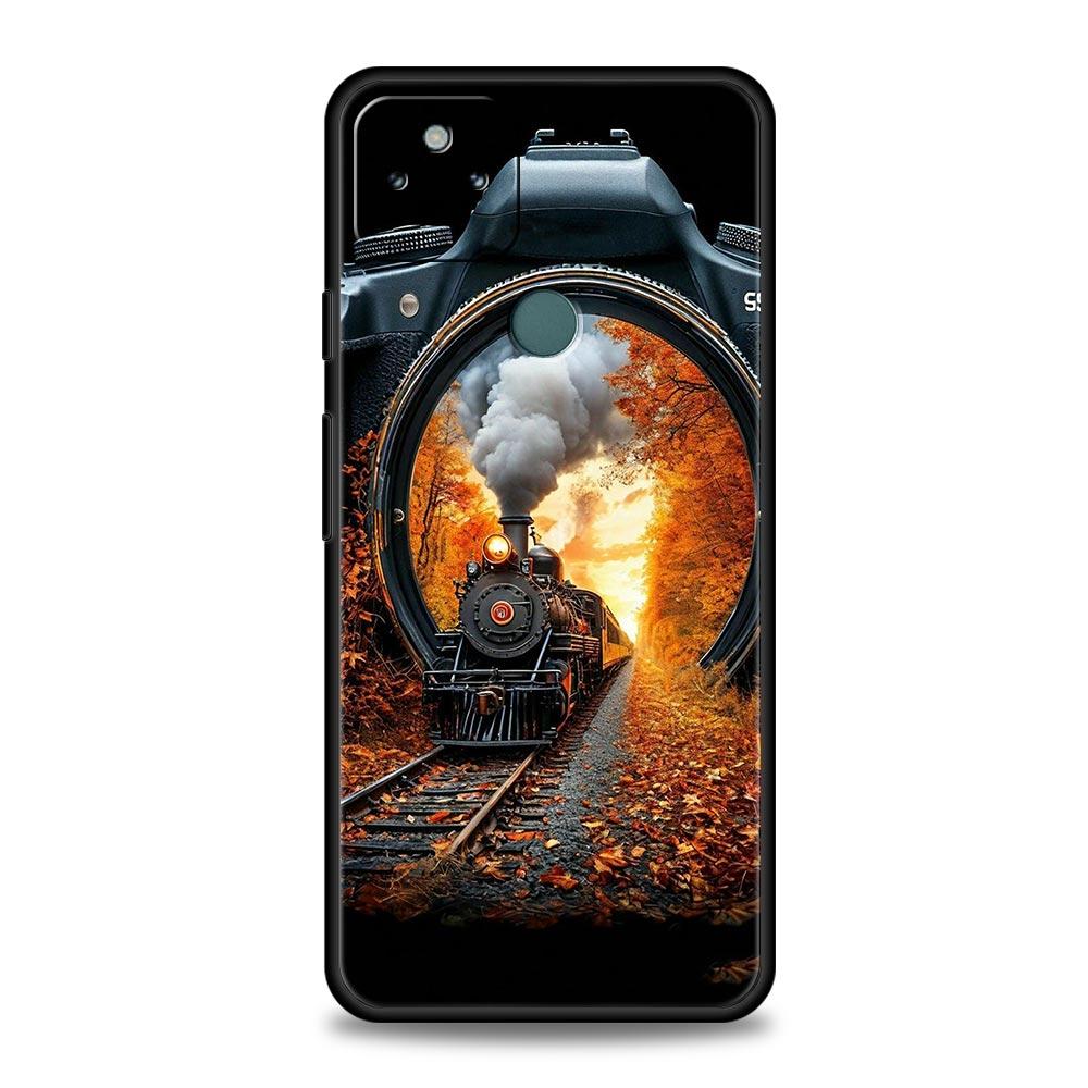 Retro Camera Phone Case Cover for Google Pixel 10 9 8 7 6 9A 8A 7A 6A Pro Shockproof Soft TPU 9 Pro XL Shell Capas Fundas Coque
