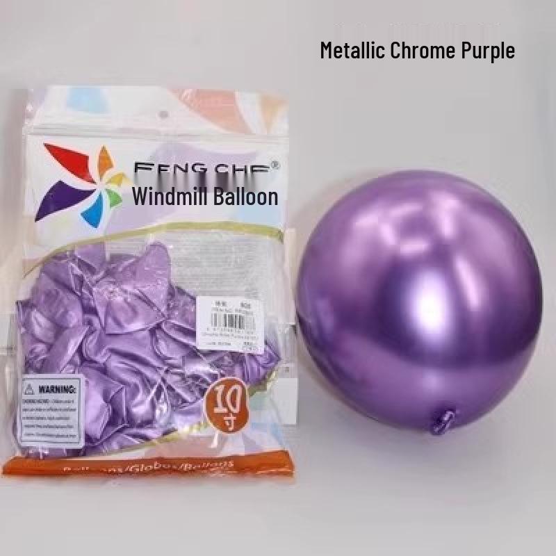 Pack of 100: 10 Inch Pinwheel Round Latex Balloons for Birthday, Party, Room, and Wedding Decorations.