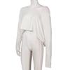 Women's Loose Ice Feeling Long Sleeve One-Shoulder Top - Spring/Summer 2026 Collection