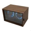 Watch Winder Cabinet Automatic with Glass Door Wooden for Men, Dresser, Nightstand,