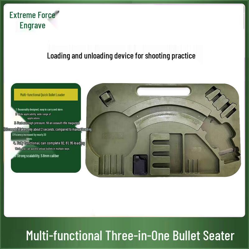 Multi-function 3-in-1 Bullet Loader