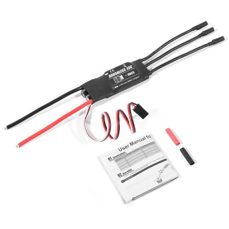 Brushless  with UBEC Drones Speed Controller Offering Electronic Speed Control Upgrades for  Helicopter Aircraft