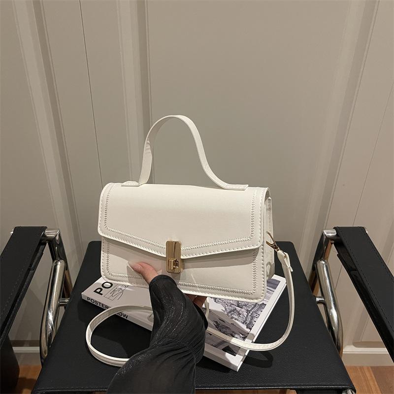 Niche Simple and Fashionable Solid Color Bag Commuter Bag Women's Autumn New Trend Handbag Oblique Span Bag Women