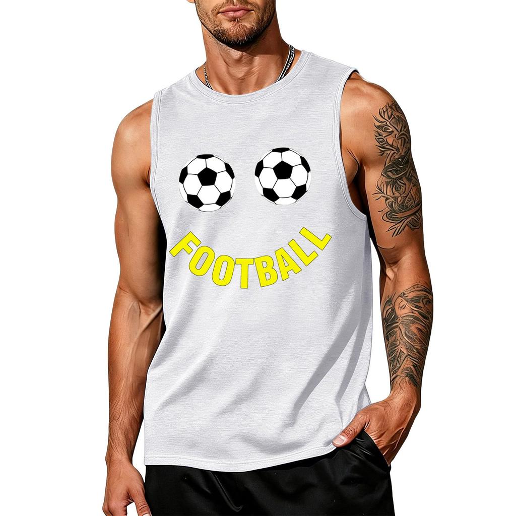 Men's Soccer Fan Sleeveless Tank Top for Day